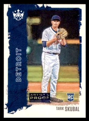 2021 Panini Diamond Kings SP Tarik Skubal Artist Proof Blue #132 - Image 1 of 2