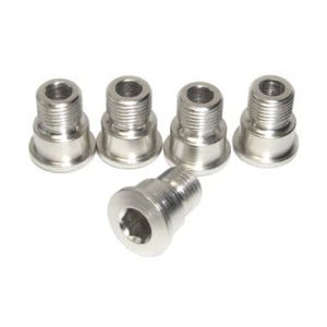 Stronglight Chainring Bolt 5 Piece Screw Set M8 x 0.75mm Shimano Compatible - Picture 1 of 2