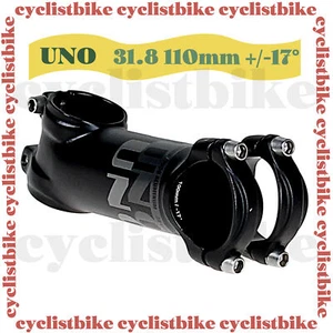 NUEVO UNO 31,8 x 110 mm +/-17° AL 7075 vástago ligero para bicicleta de carretera MTB - Imagen 1 de 1