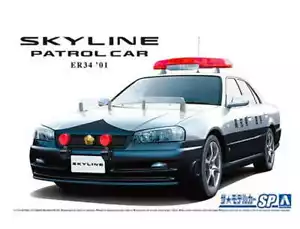 Coche patrulla Aoshima 06125 - 1:24 Nissan ER34 Skyline '01 - Imagen 1 de 1