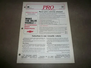 1980 December Chevrolet PRO Sales & Service Edition - Vintage - Picture 1 of 6