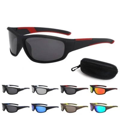 Gafas de sol deportivas polarizadas ciclismo conducción pesca envolventes sombras gafas Foto 1 de 4