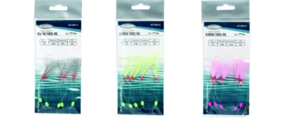 FLADEN Heringssystem mit Tinsel Gr 4 und 1/0 Hering-Vorfach Makrelen-Vorfach - Bild 1 von 4