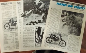 Suzuki RM250Z 5p articolo di prova stampa 1982 - Foto 1 di 2