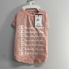 New With Tags Champion Dog Graphic Pet Tee CP4029-Pink GM111521