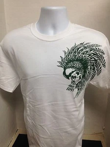 Herren Mexikanisches T-Shirt Azteken Totenkopf T-Shirt - Bild 1 von 1
