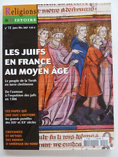 Religions et histoire n°12 2007 Les juifs en France au Moyen Âge