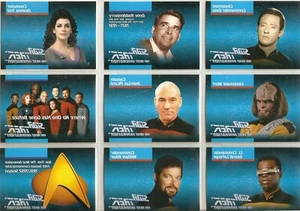 Star Trek TNG INAUGURAL juego de tarjetas coleccionables con 12 inserciones, 4 promociones (IMPUL 1982) - Imagen 1 de 1