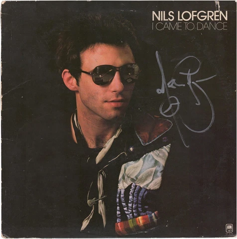 Nils Lofgren Autographed I Came to Dance Album BAS Cover