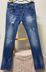Dsquared2 Men's blue Jeans Size 52 / W38 - Picture 1 of 16