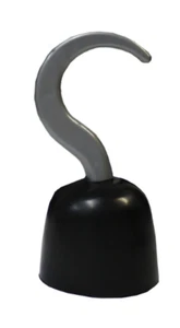 PLASTIC PIRATE HOOK HALLOWEEN COSTUME ACCESORY - Picture 1 of 1