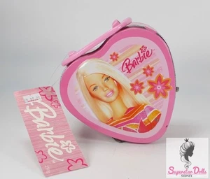 2005 Licensed Barbie Heart Musical Tin - Picture 1 of 3