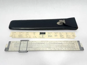 Dietzgen Microglide Rechenschieber Dezimal Typ Trig Trig #1734 mit Lederetui USA - Bild 1 von 11