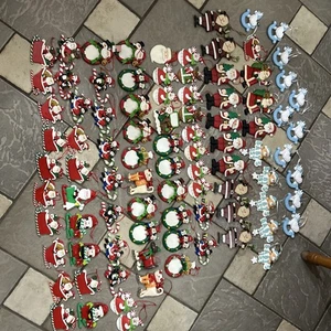 LOT 90 NEW CHRISTMAS ORNAMENTS PERSONALIZE THEM YOURSELF  HUGE LOT! - Picture 1 of 15
