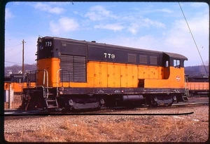 ww8 Orig. Slide Milwaukee Road 779 at Savanna, IL 3-30-78 - Picture 1 of 1