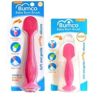 Bumco Baby Bum Brush + Mini Baby Diaper Cream Spatula with Case - BPA-Free Si... - Picture 1 of 7