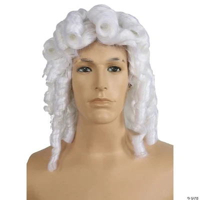Lacey Costume Wig of New York Long White Alonge Style LW-186WT Skin Part #114 - Image 1 of 4