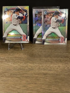 (3) Roman Anthony 2025 Bowman cromo mojo refractor #BCP-167 Boston Red Sox - Imagen 1 de 3