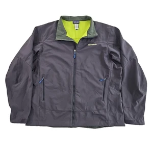 Patagonia Polartec Jacket Men's XXL Grey Water Resistant EUC Stretch Fully Lined - Picture 1 of 17