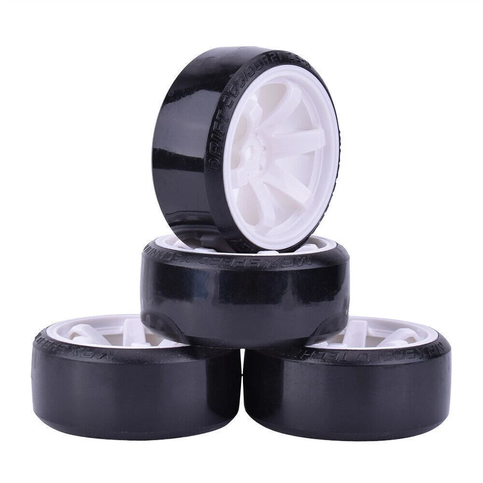 4 Stücke AUSTAR Felge Rad Reifen für 1/10 Traxxas HSP Tamiya HPI Kyosho RC Auto - Bild 1 von 4