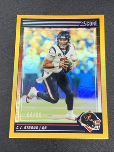 2024 Score CJ Stroud #109 Oro/50 Texans - Imagen 1 de 2