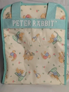 Vintage Enfamil Peter Rabbit Floral Mintgrün Babyflasche Kühltasche Potter - Bild 1 von 9