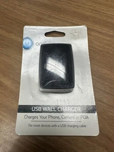 Onn USB Wall Charger For Most Devices With A USB Charging Cable Brand New 7E - Picture 1 of 3