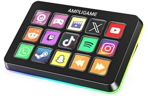 Fifine AmpliGame Stream Controller with 15 Macro Keys, Streaming Keyboard - Picture 1 of 13