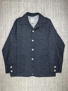 POST OVERALLS Engineers Jacket, MEN'S MEDIUM, Printed - Calico Pattern, Blue USA - Picture 1 of 7