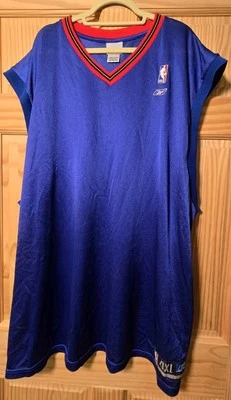 Vintage Philadelphia 76ersBlank Alternate AUTHENTIC NBA Jersey Sixers 4 XL - Image 1 of 4
