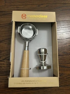Masterclass Premium Collection 2 -pc Coffee Espresso Portafilter & Tamper Set - Picture 1 of 2