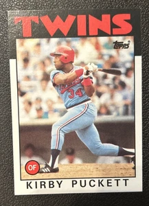 1986 Topps - #329 Kirby Puckett Minnesota Twins - Picture 1 of 2