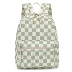 Corduroy Mini Backpack Purse Fashion Small Backpack Casual Daypack for Women ... - Picture 1 of 6