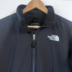 The North Face TNF Boys Black Denali Jacket - Size Large 10/12 - Picture 1 of 12