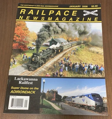 RAILPACE Magazine Lot 2008 Complete Year 12 Issues Northeast Unread LN - Image 1 of 4