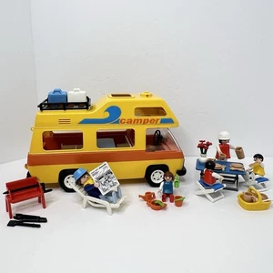 Playmobil 3148 Wohnmobil Freizeit Oldtimer 1977 Familienurlaub fast vollständig - Bild 1 von 16