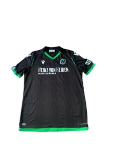 Macron Hanover 2019/20 Shirt Mens 2XL Black Away - Picture 1 of 15