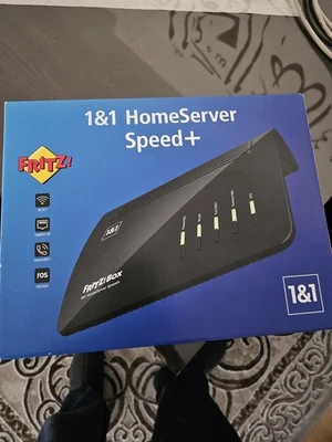 FRITZ Box 7690 in schwarz 1&1 HomeServer Speed+ Router Mesh WIFI 7 - Bild 1 von 4
