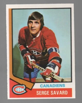 1974 OPC #53 SERGE SAVARD MONTREAL CANADIENS HOFer NM SHARP - Image 1 of 2