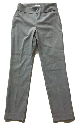 Charter Club Black White Polyester Blend Houndstooth Stretchy Pants Sz 6 Women’s - Image 1 of 4