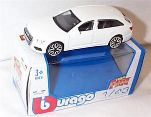 Audi A6 Avant in White - Burago 'Street Fire' Model Scale 1:43 new in Box - Picture 1 of 2
