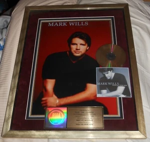 Mark Wills Wish You Were Here Gold RIAA Plattenpreis Mercury Nashville Records - Bild 1 von 4
