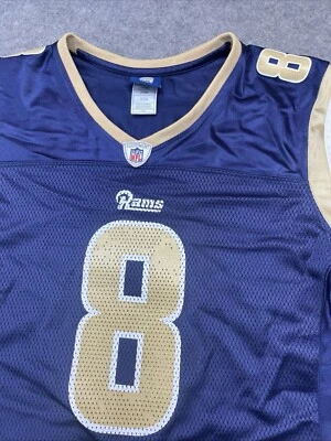 Camiseta para mujer Sam Bradford Los Angeles Rams Onfield talla grande azul marino” Foto 1 de 4