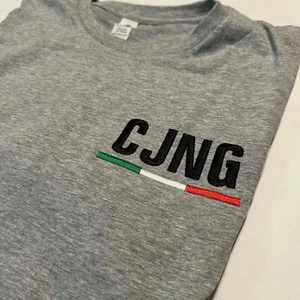 CJNG Custom Embroidery T-Shirt 4 letras Narcos Mexico Corridos Shirt Michoacan - Bild 1 von 10