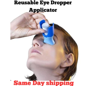 Eyedrop Bottle Guide Aid Dispenser Reusable Eye Dropper Applicator free shipping - Picture 1 of 8