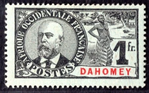 FRANCE DAHOMEY 1906 SCOTT #29 MINT HINGED - Picture 1 of 2