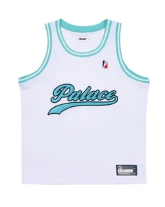Palace Skateboards MVP Vest White Basketball Jersey Mesh Tank Men’s Size XL Logo - Picture 1 of 5