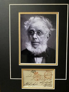 WILLIAM BULKELEY HUGHES - WELSH MP - RAILWAY INTEREST - EXCELLENT SIGNED DISPLAY - Picture 1 of 1