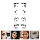 4 Pairs Cat Eyes Stickers Durable Line Strips Halloween Eyeliner Applique