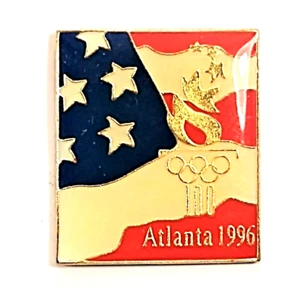 1996 Atlanta Olympische Spiele amerikanische Flagge Hutnadel Anstecknadel - Bild 1 von 1